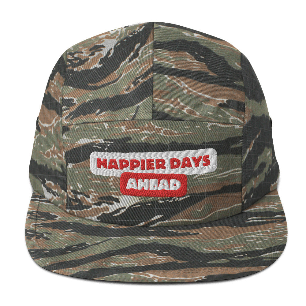 HDA Red & White Five Panel Cap