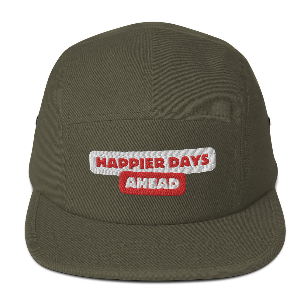 HDA Red & White Five Panel Cap