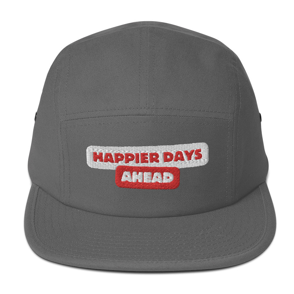 HDA Red & White Five Panel Cap