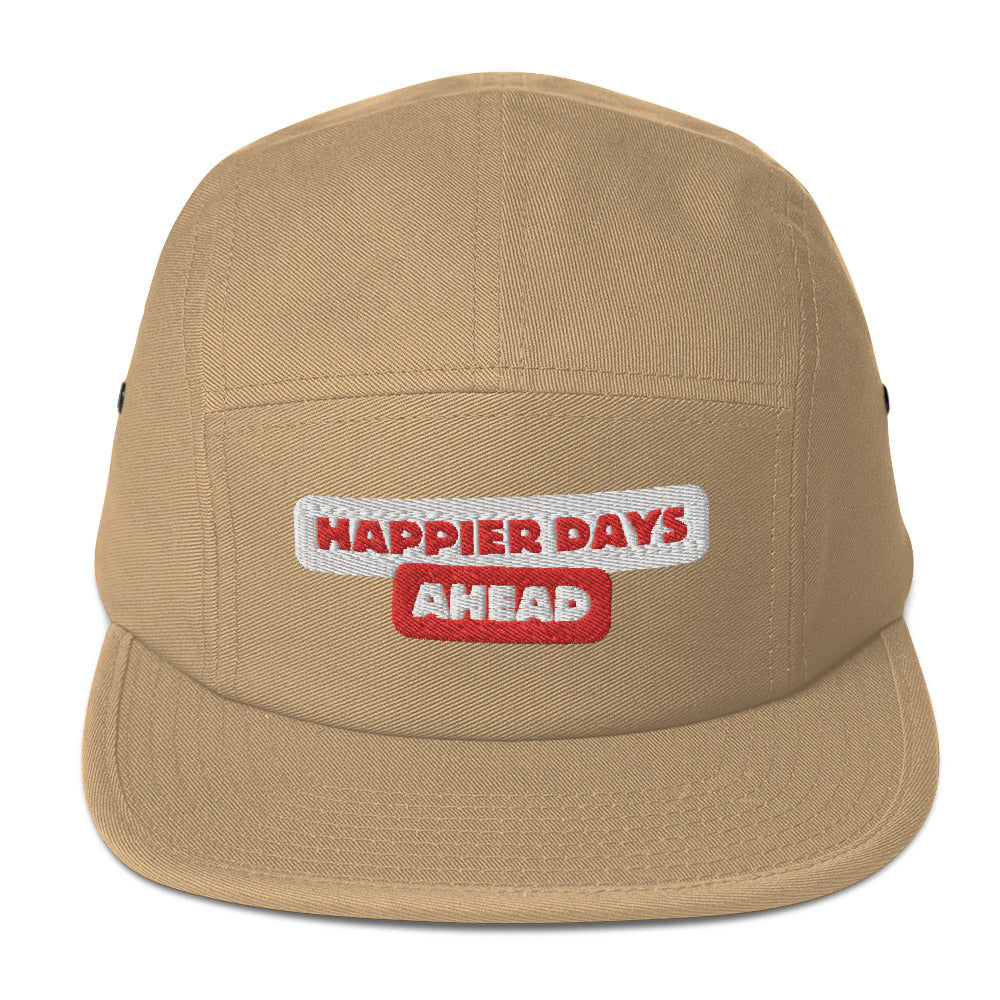 HDA Red & White Five Panel Cap
