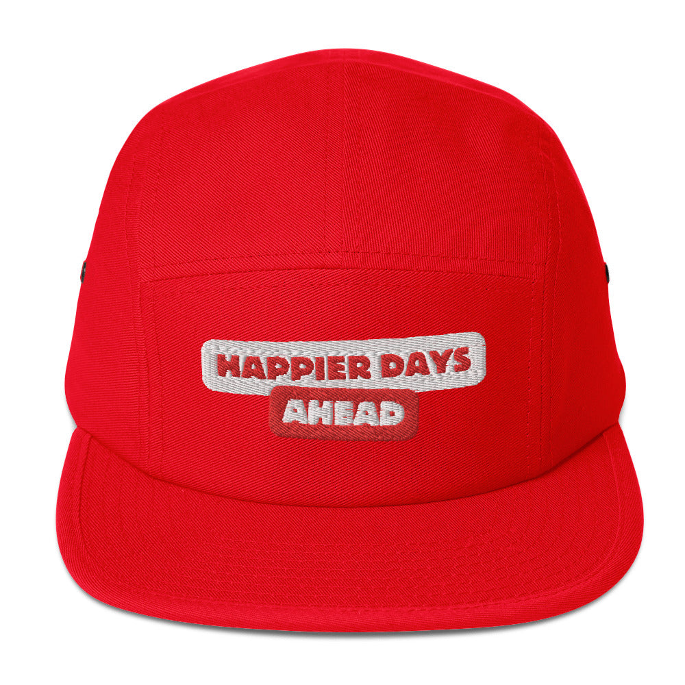 HDA Red & White Five Panel Cap