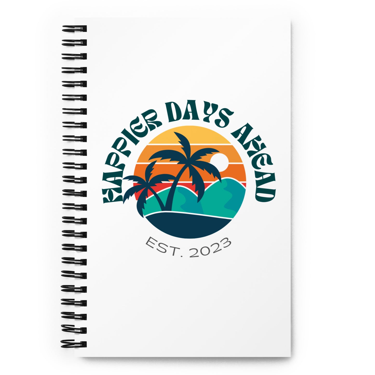 Palm Tree Spiral notebook