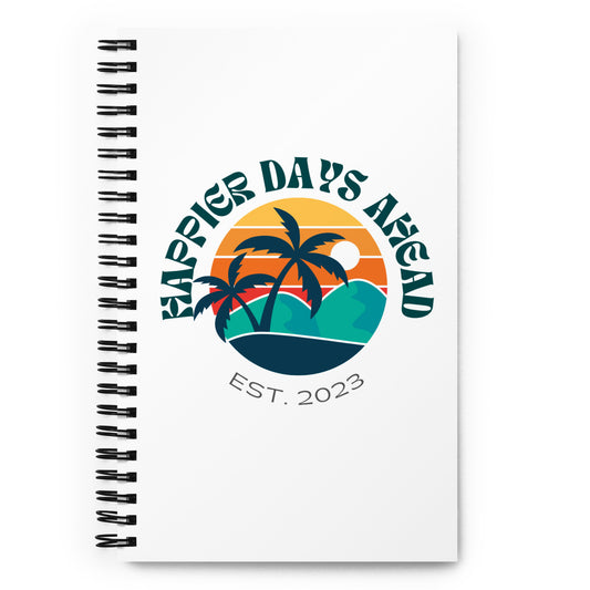 Palm Tree Spiral notebook