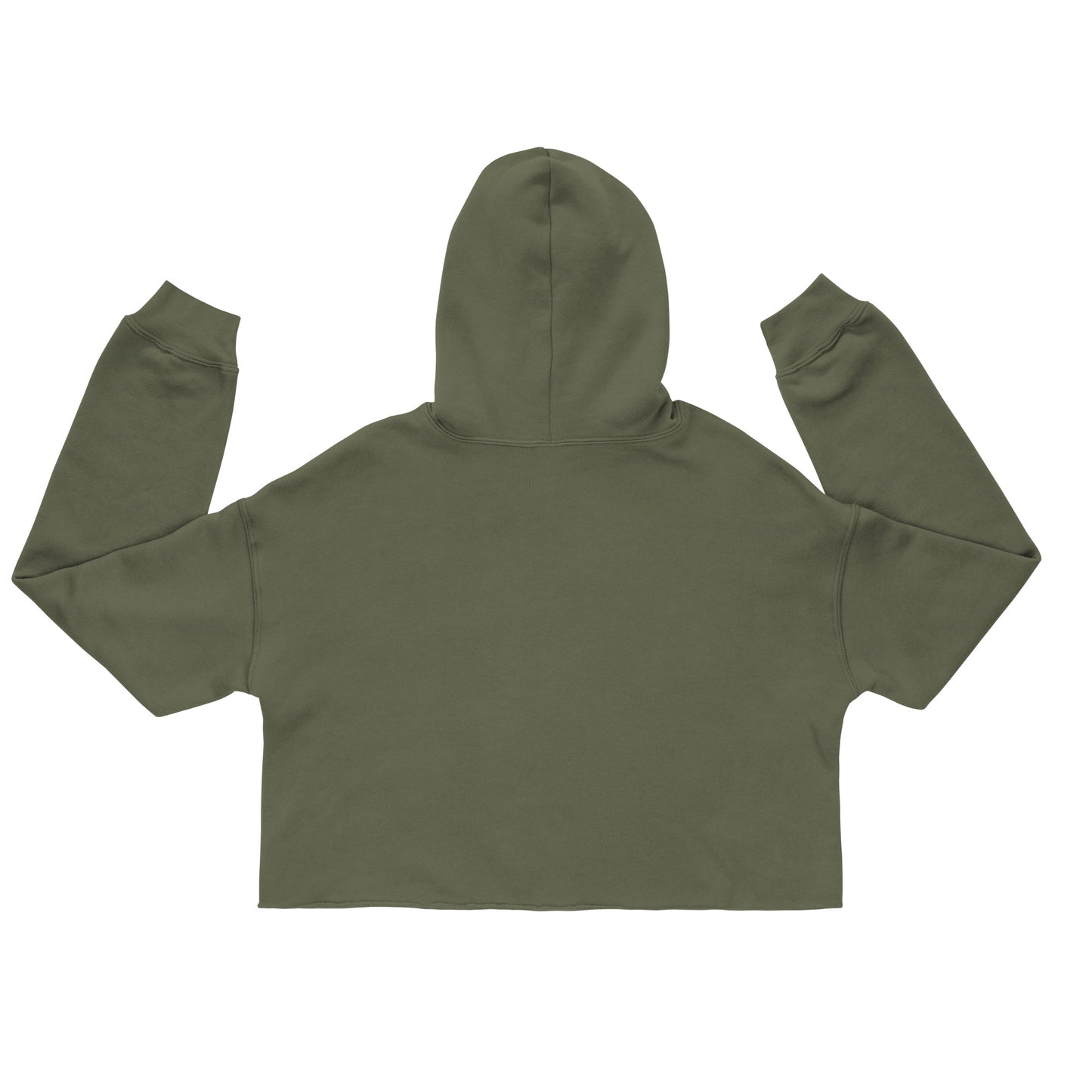 The Lady and The Flower Crop Hoodie (Black Stich)