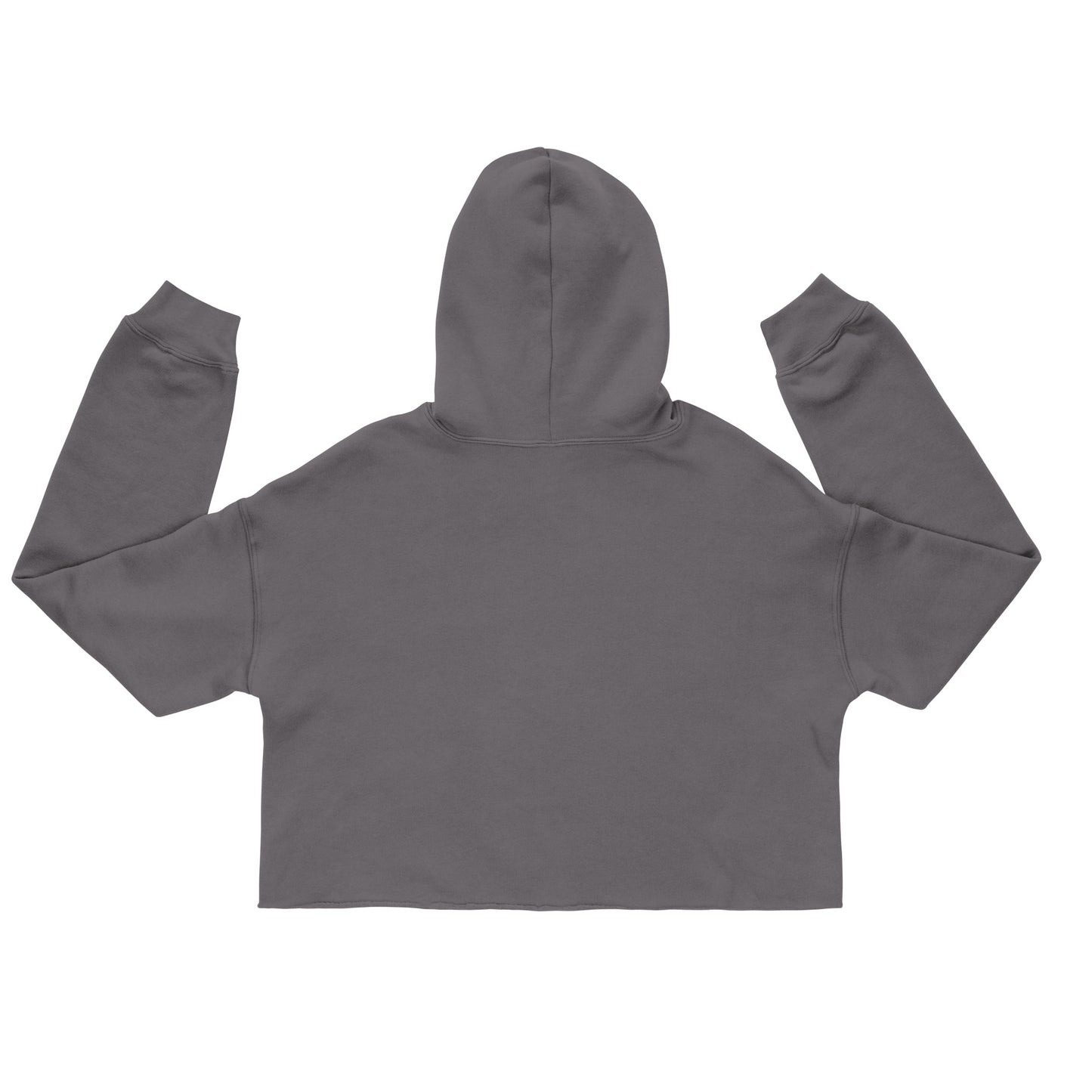 Eye of The Beholder Crop Hoodie (White Stich)